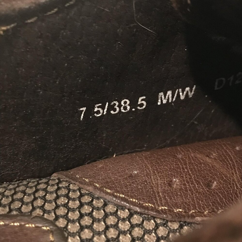 Born Shoes Womens Size 7.5 Brown Lace Up Sneakers Leather Suede Casual Low Top - Picture 8 of 8